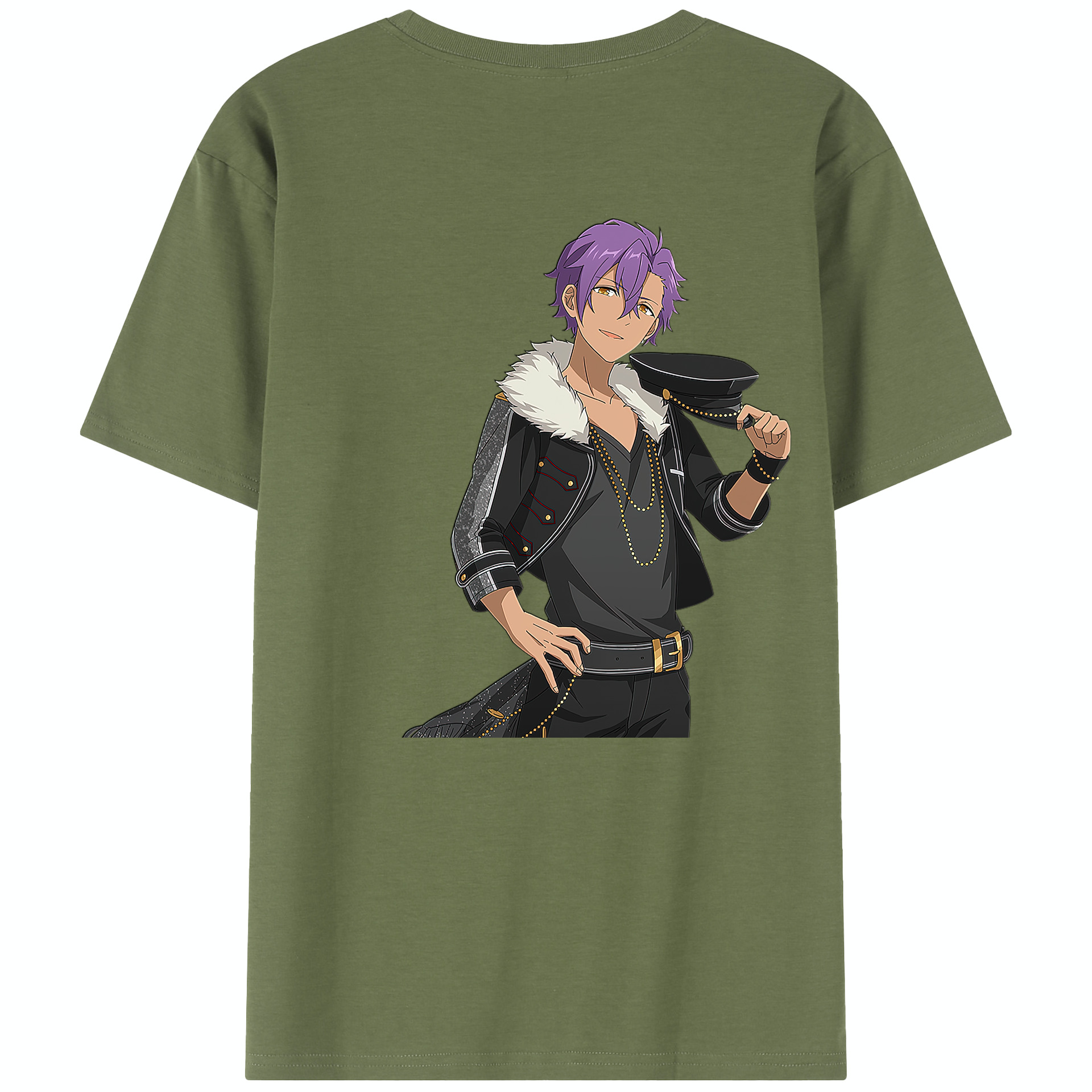 （画像用） あんさんぶるスターズ! Ensemble Stars 綿100％半袖Tシャツ（背面プリント）